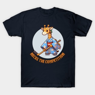 Ice hockey giraffe T-Shirt